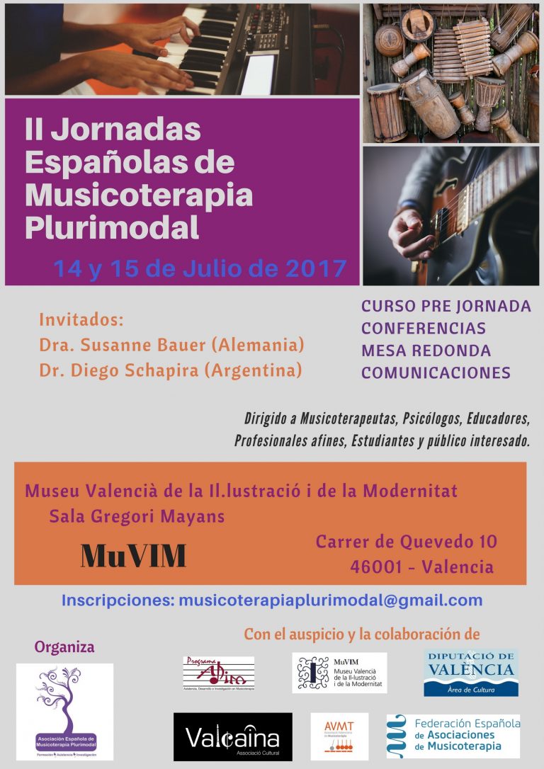 II Jornadas Españolas de Musicoterapia Plurimodal
